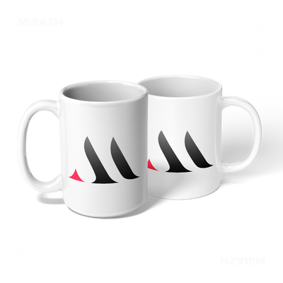 MiRAZHMark Ceramic Mug 08 White