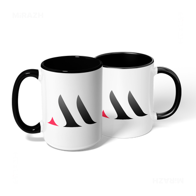 MiRAZHMark Ceramic Mug 08 White Black