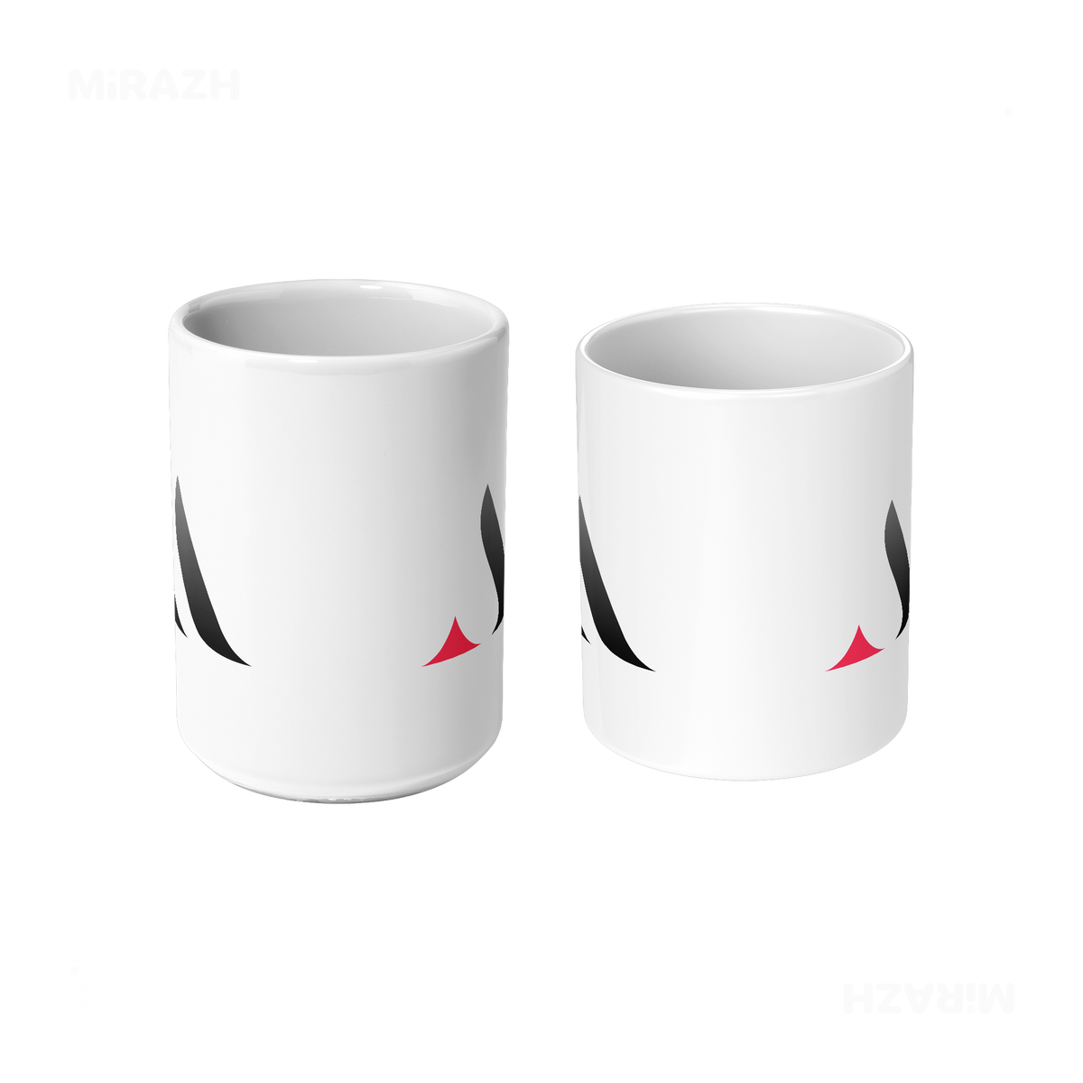 MiRAZHMark Ceramic Mug 09 White