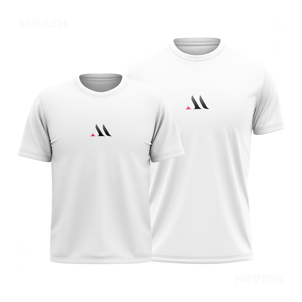 MiRAZHMark Couple T Shirt 01 White