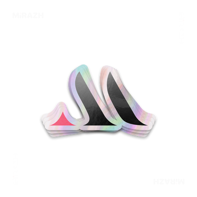 MiRAZHMark Die Cut Holographic Sticker 01