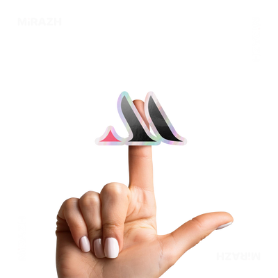 MiRAZHMark Die Cut Holographic Sticker 02