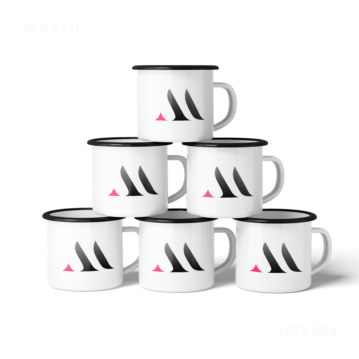 MiRAZHMark Enamel Camping Mug 06