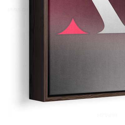MiRAZHMark Framed Canvas 02 Dark Wood