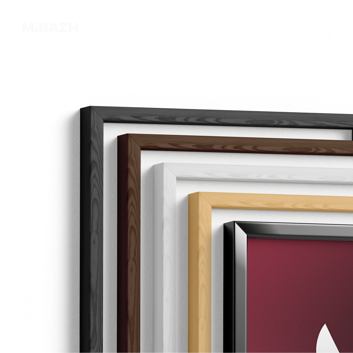 MiRAZHMark Framed Poster 02 Black Aluminum