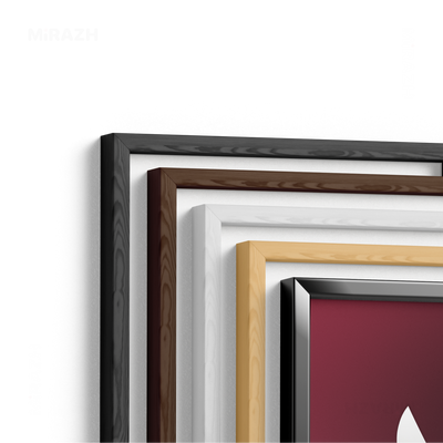 MiRAZHMark Framed Poster 02 Black Aluminum