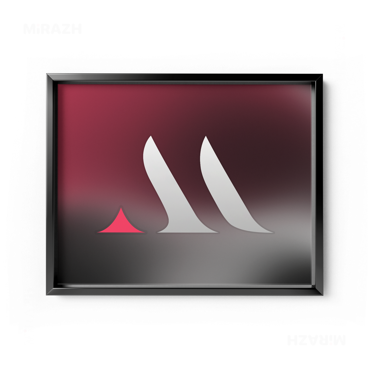 MiRAZHMark Framed Poster 03 Black Aluminum