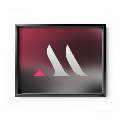 MiRAZHMark Framed Poster 03 Black Aluminum