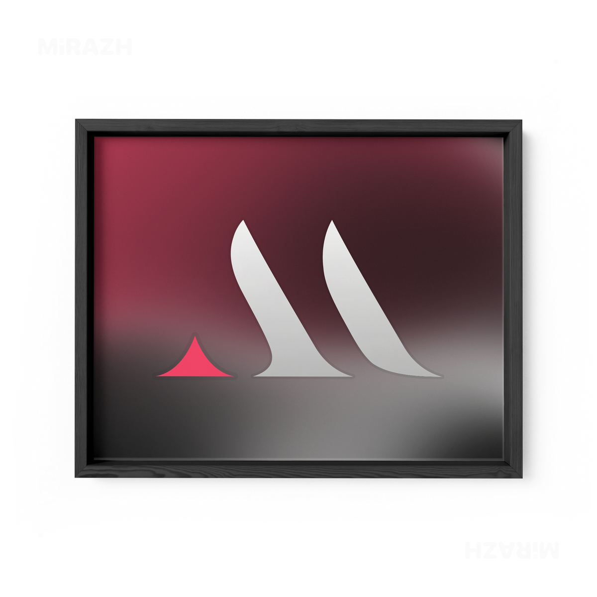 MiRAZHMark Framed Poster 03 Black Wood