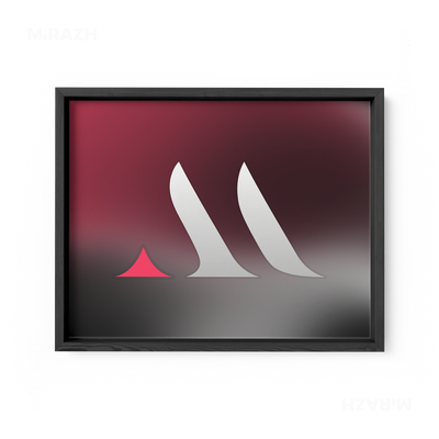 MiRAZHMark Framed Poster 03 Black Wood