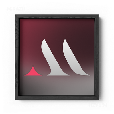 MiRAZHMark Framed Poster 04 Black Wood