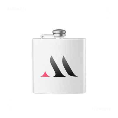 MiRAZHMark Hip Flasks 01 White