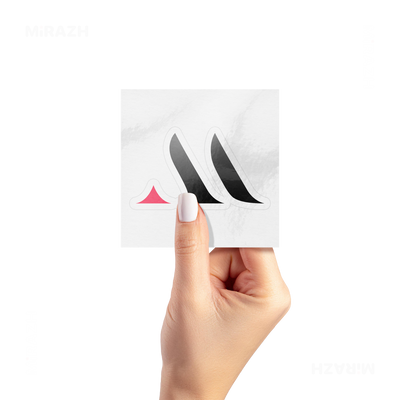 MiRAZHMark Kiss Cut Sticker 02 White