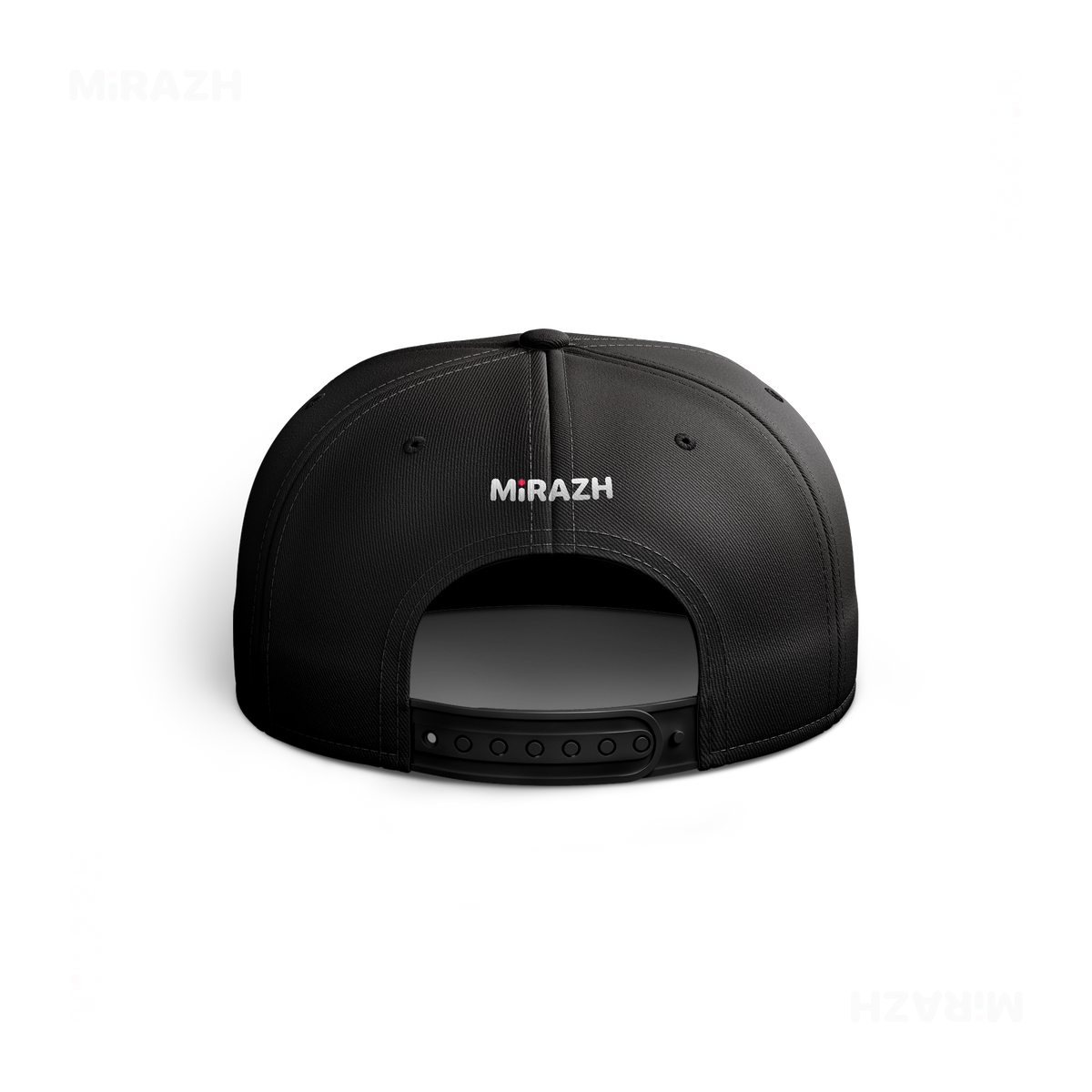 MiRAZHMark Snapback Caps 05 Black DTF