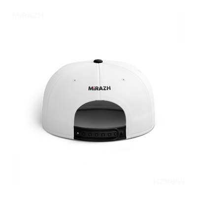 MiRAZHMark Snapback Caps 05 White Black DTF