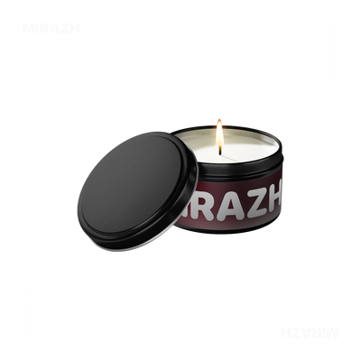 MiRAZHMark Tin Candle 01 Black