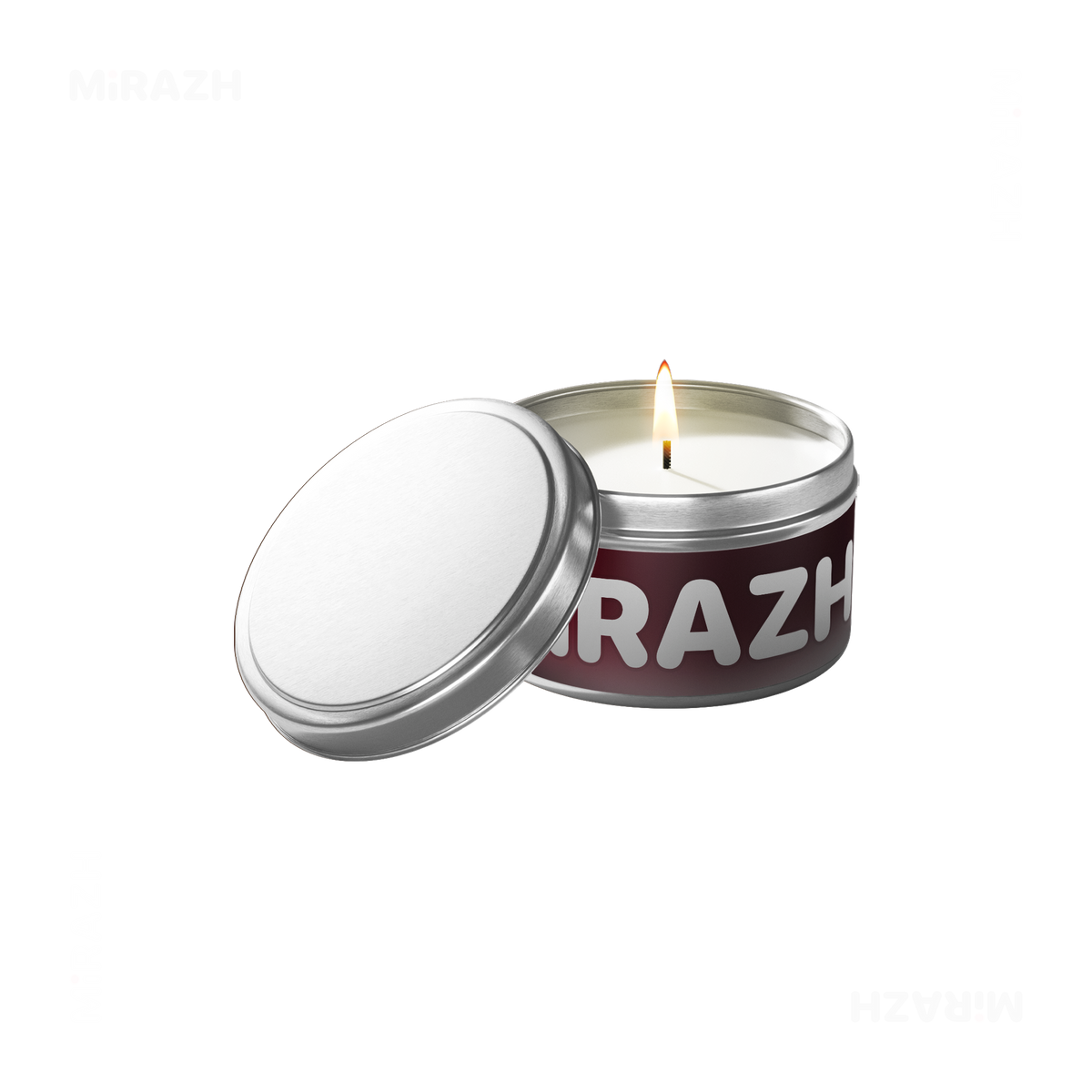 MiRAZHMark Tin Candle 01 Silver