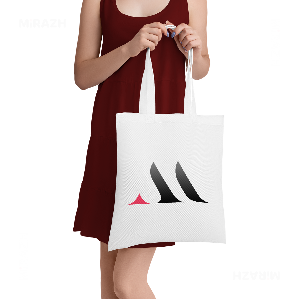 MiRAZHMark Tote Bags 05 White
