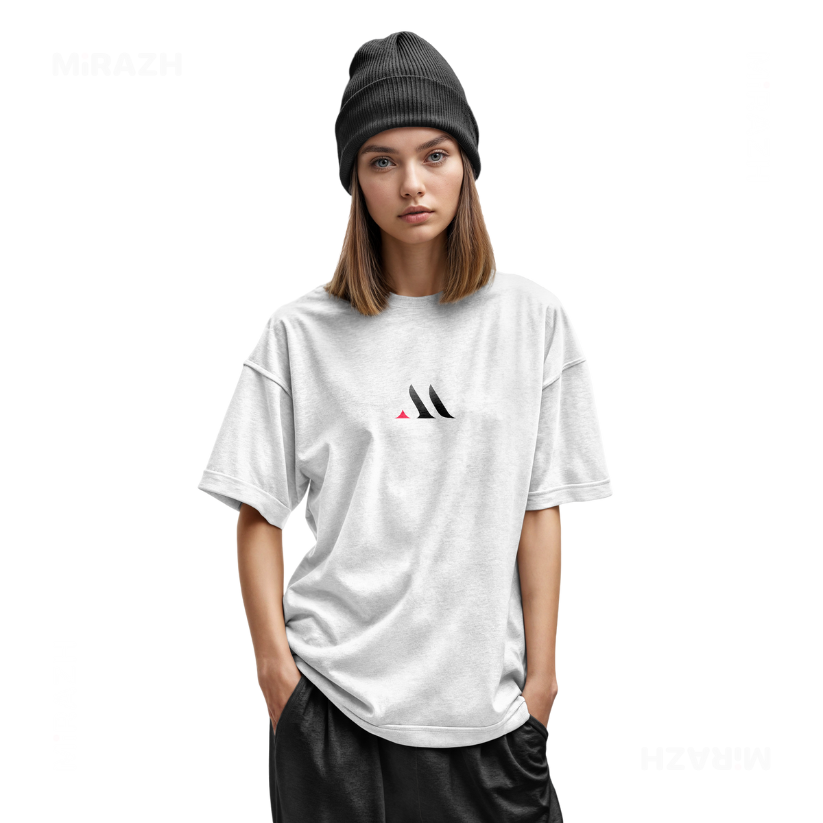 MiRAZHMark Youth T Shirt 02 White