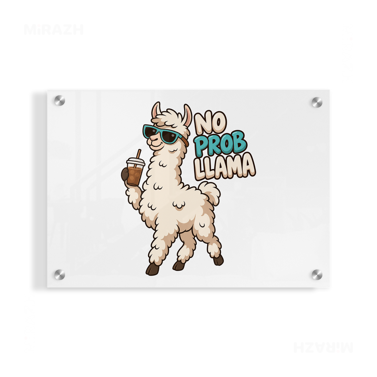 NoProbLlama Acrylic Print 03