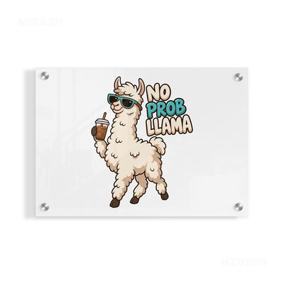 NoProbLlama Acrylic Print 03