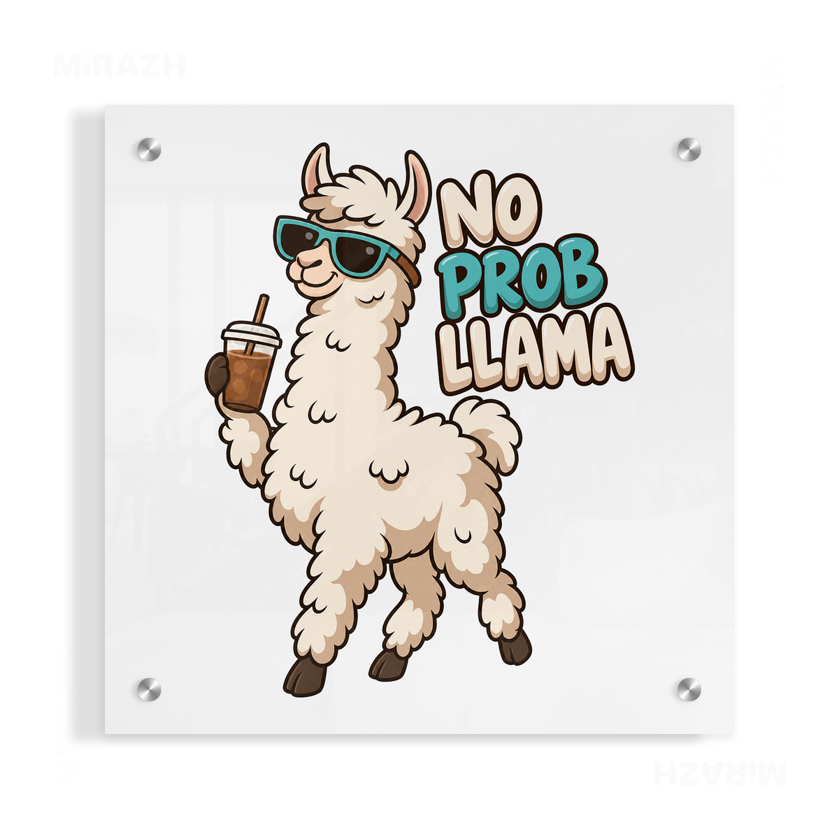 NoProbLlama Acrylic Print 04