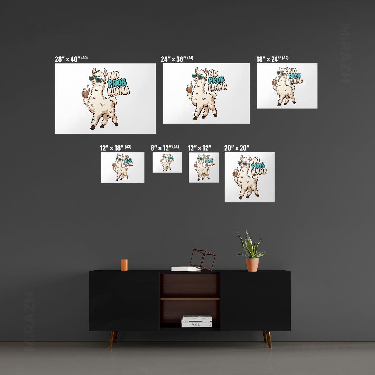 NoProbLlama Acrylic Print 06