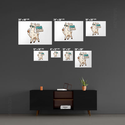 NoProbLlama Acrylic Print 06