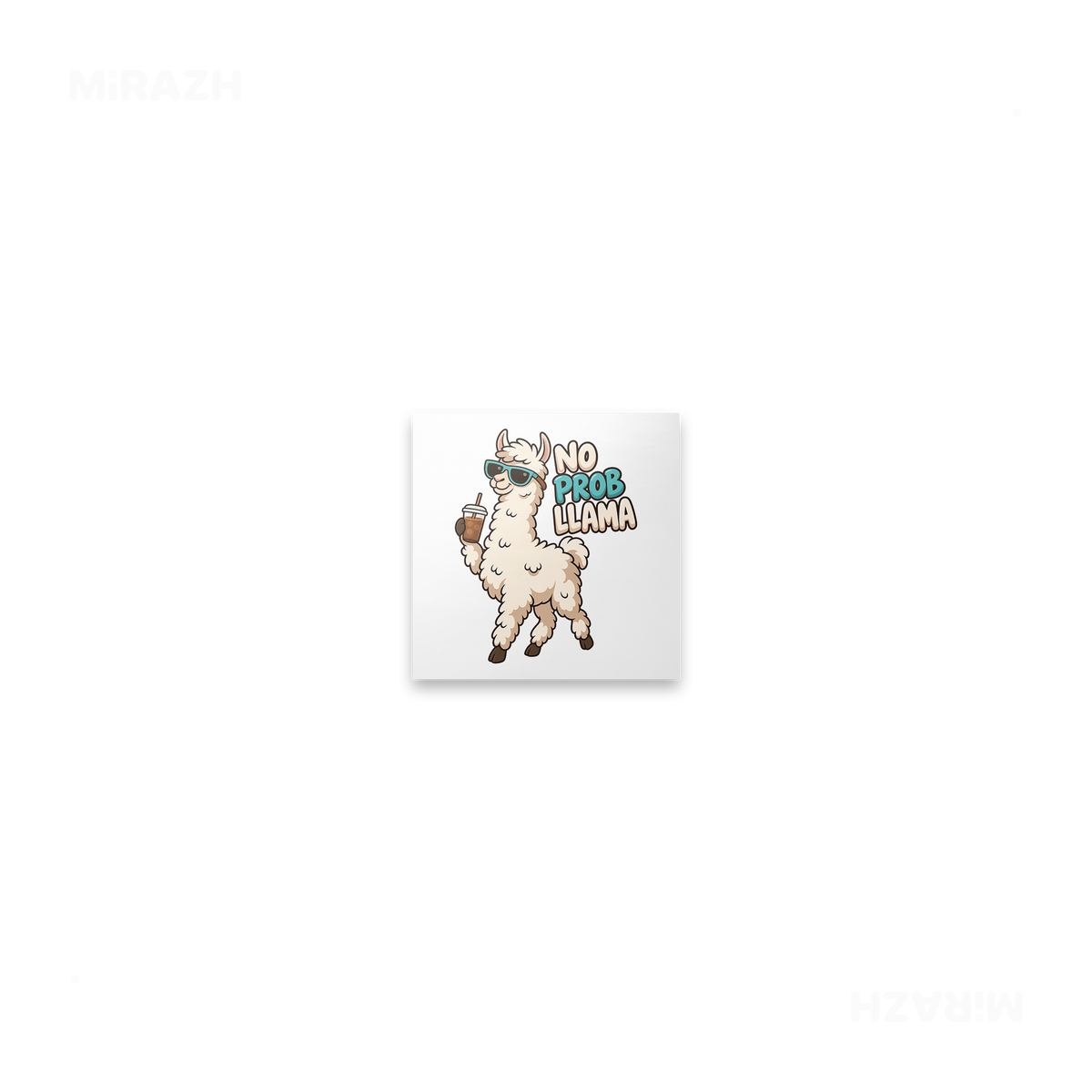 NoProbLlama Bumper Magnet 04