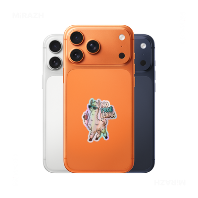 NoProbLlama Die Cut Holographic Sticker 04