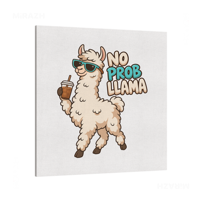 NoProbLlama Frameless Canvas 04