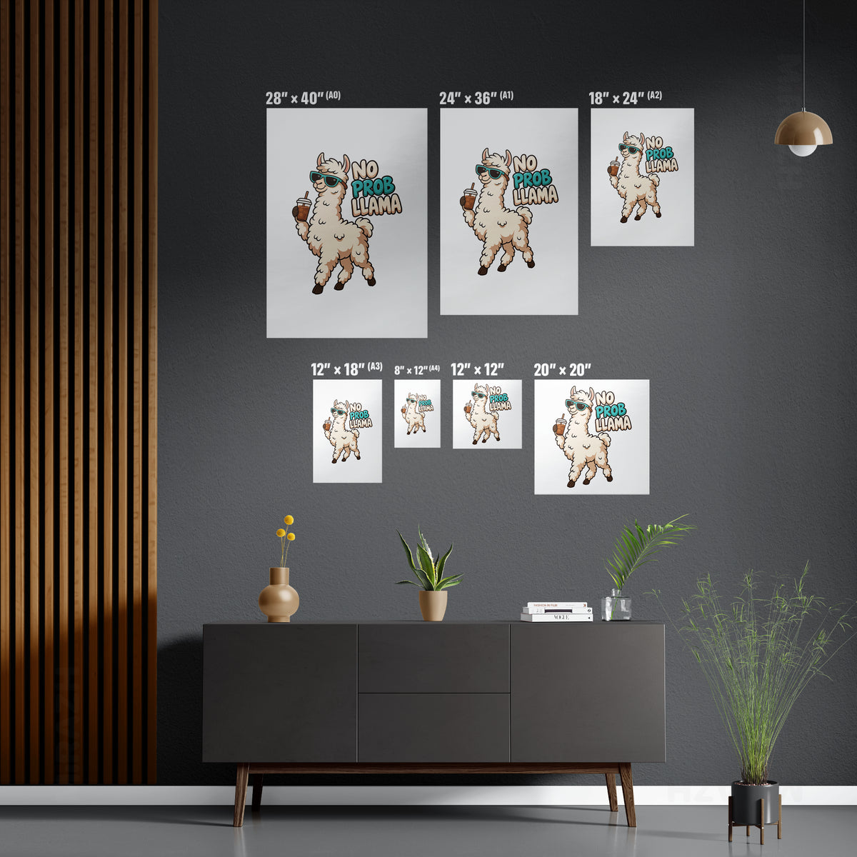 NoProbLlama Frameless Canvas 05