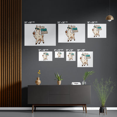 NoProbLlama Frameless Canvas 06