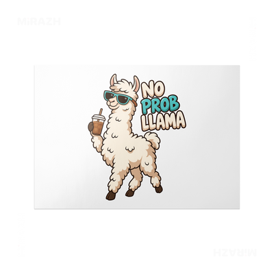 NoProbLlama Frameless Poster 03 Matte
