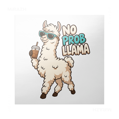 NoProbLlama Frameless Poster 04 Semi Glossy