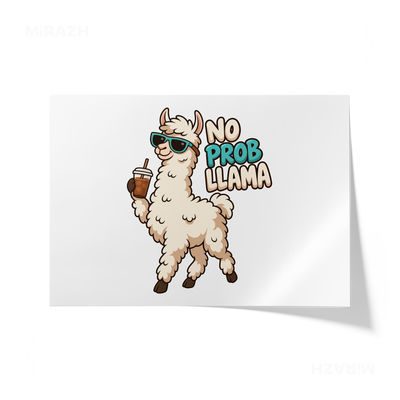 NoProbLlama Giclee Print 03