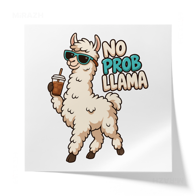 NoProbLlama Giclee Print 04
