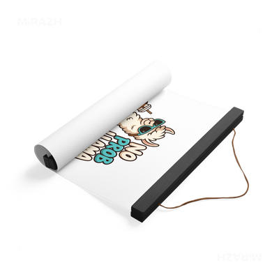 NoProbLlama Magnetic Hanger Poster 04 Black Wood
