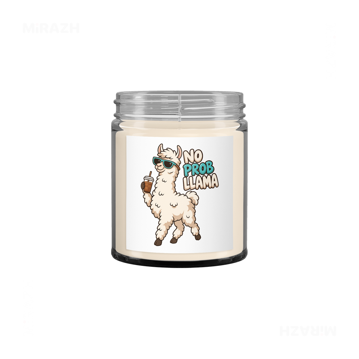 NoProbLlama Scented Candle 03 Clear