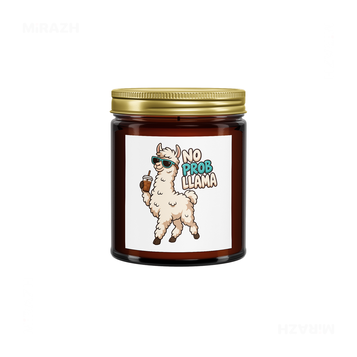 NoProbLlama Scented Candle 04 Amber