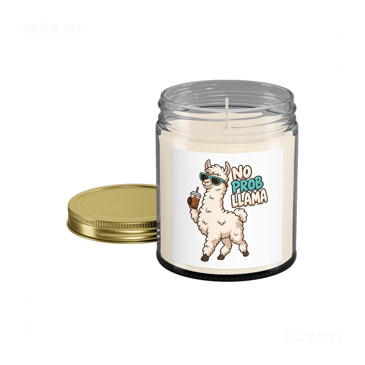 NoProbLlama Scented Candle 05 Clear