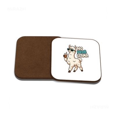 NoProbLlama Semi Glossy Coaster 05