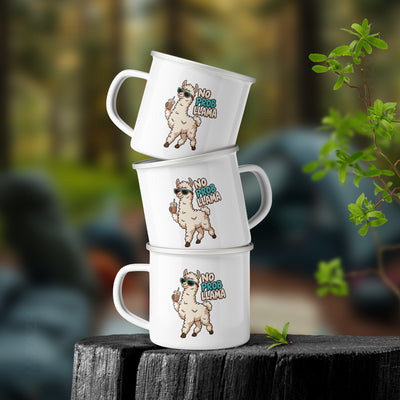 NoProbLlama Stainless Steel Camping Mug 02