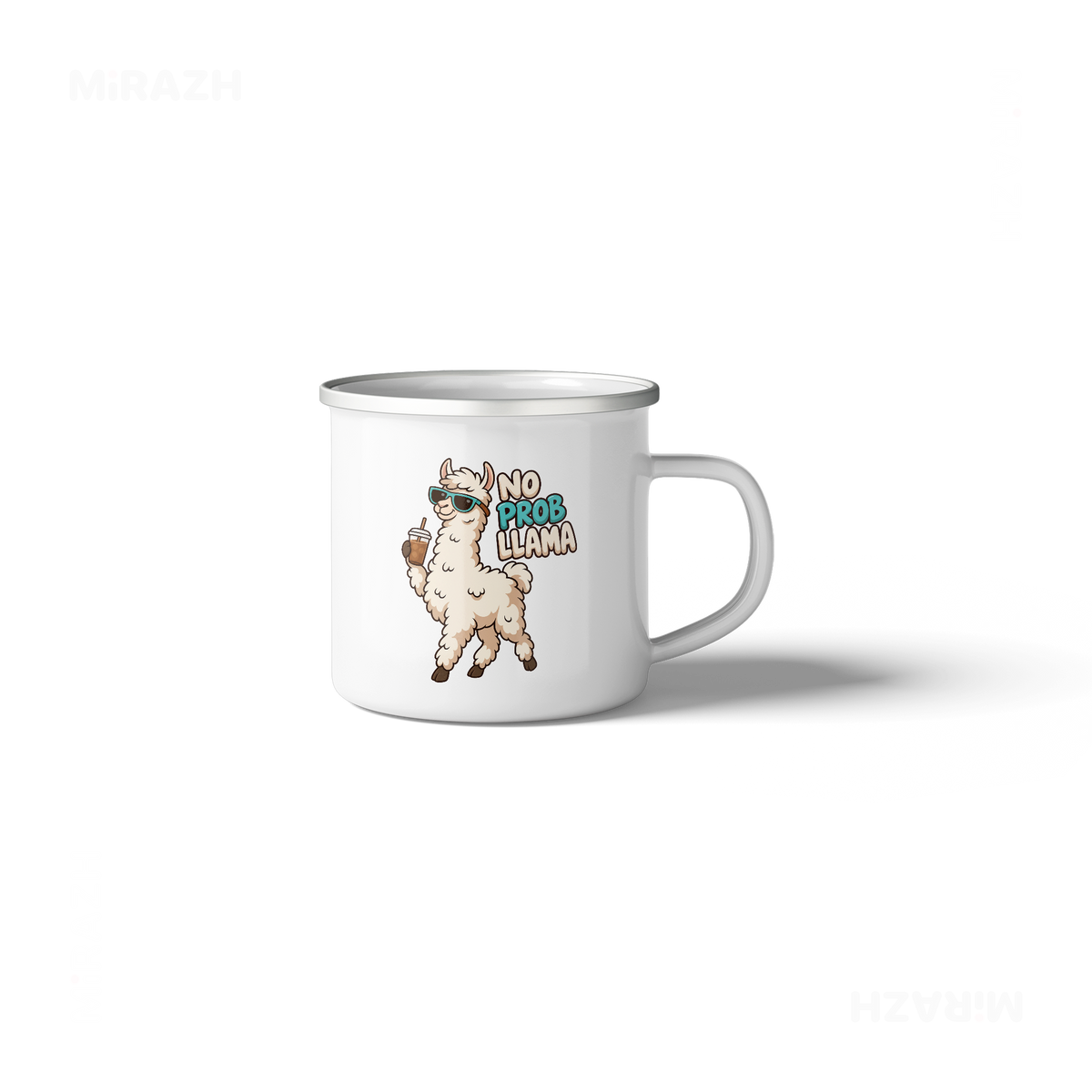 NoProbLlama Stainless Steel Camping Mug 04