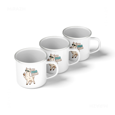 NoProbLlama Stainless Steel Camping Mug 05