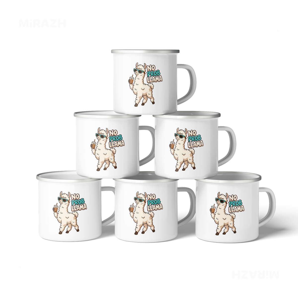 NoProbLlama Stainless Steel Camping Mug 06