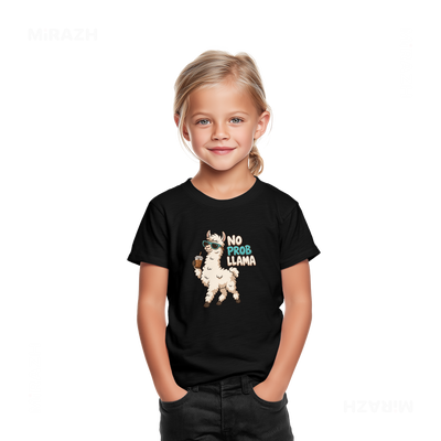 NoProbLlama Toddler T Shirt 02 Black