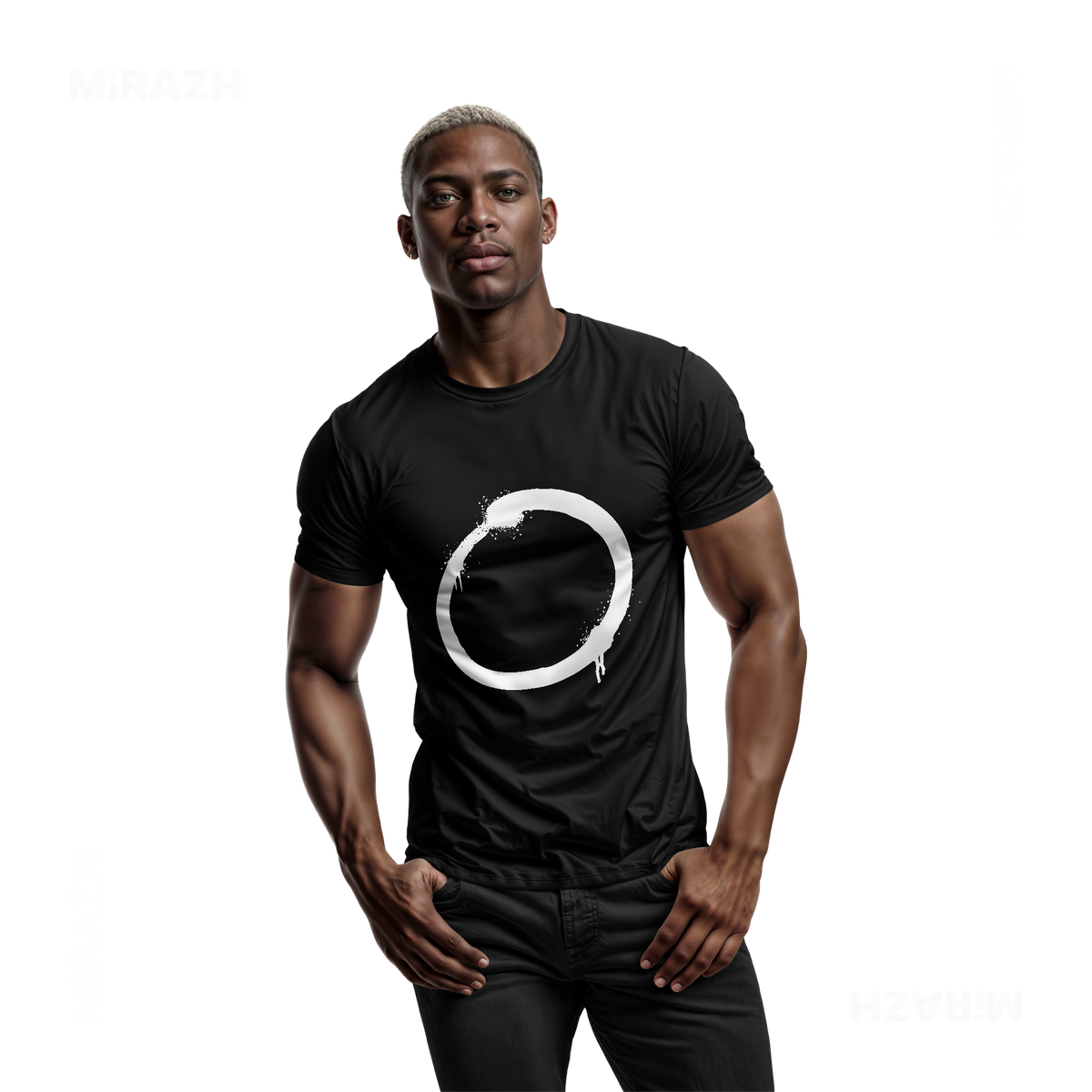 OpenCircle Adult T Shirt 02 Black