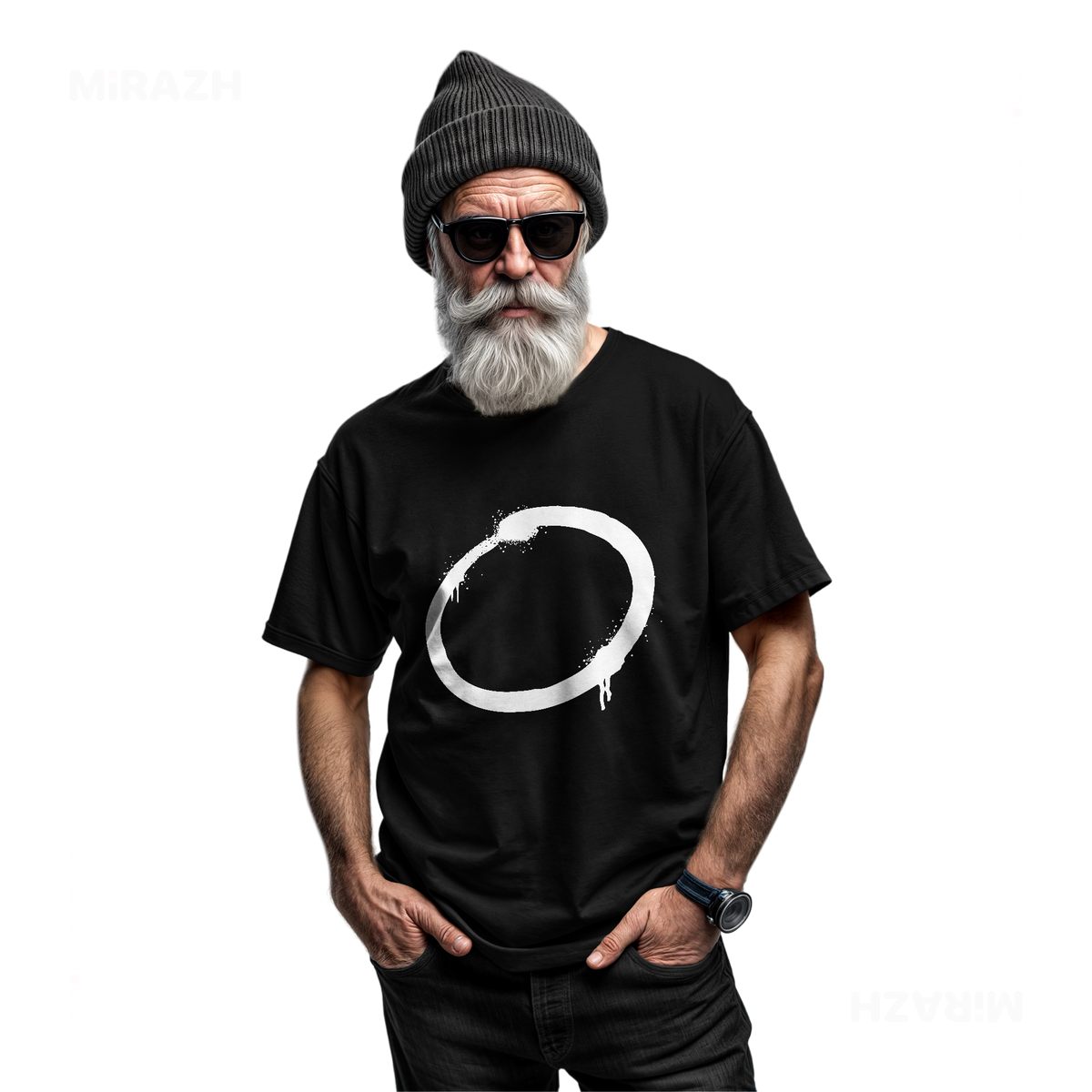 OpenCircle Adult T Shirt 06 Black