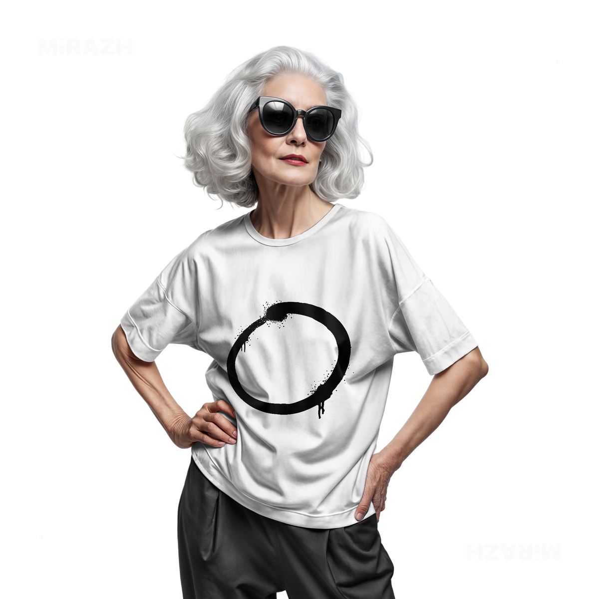 OpenCircle Adult T Shirt 07 White